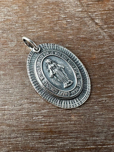 Solid Silver Miraculous Medal (Ready to ship) - limited quantity