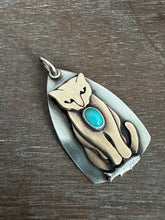 Load image into Gallery viewer, Kitty Pet with Amazonite
