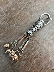 Handmade Bell Tassel with Quartz Crystal