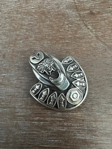 Sterling silver owl pendant/brooch