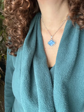 Load image into Gallery viewer, Storm Cloud Enameled pendant
