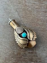 Load image into Gallery viewer, Winged Vessel with turquoise
