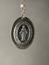 Load image into Gallery viewer, Solid Silver Miraculous Medal (Ready to ship) - limited quantity
