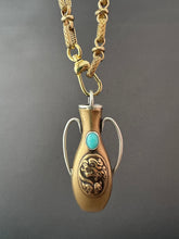 Load image into Gallery viewer, Textured Large link Brass chain
