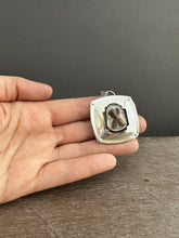 Load image into Gallery viewer, Staurolite, or (Fairy Cross) encased in silver
