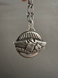 God Bless my Country medallion