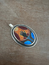 Load image into Gallery viewer, The Hand of the Maker 2, Coisonne Enamel Medallion
