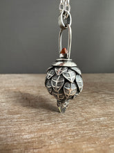 Load image into Gallery viewer, Vintage crystal and citrine dragon egg medallion
