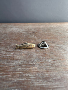 Fish pin, lapel pin, scatter pin