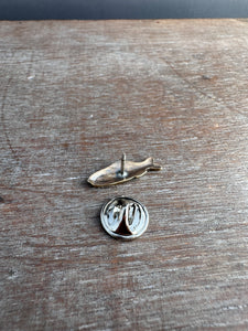 Fish pin, lapel pin, scatter pin