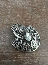 Load image into Gallery viewer, Sterling silver owl pendant/brooch
