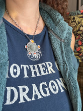 Load image into Gallery viewer, Fairy stone Pendant/Brooch with carnelian, kyanite, and citrine
