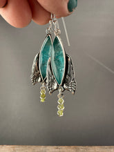 Load image into Gallery viewer, Apatite Earrings with Wings
