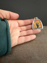 Load image into Gallery viewer, The Hand of the Maker 3, Coisonne Enamel Medallion
