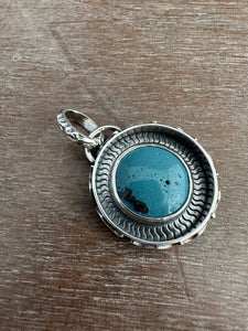 Leland blue fish parable pendant