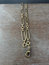 Load image into Gallery viewer, Brass paper clip chain
