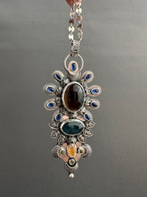 Load image into Gallery viewer, Elaborate kyanite pendant
