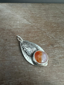 Dragon Vein  Agate pendant