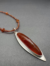 Load image into Gallery viewer, Snakeskin Agate BeadedNecklace
