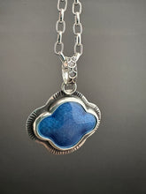 Load image into Gallery viewer, Storm Cloud Enameled pendant
