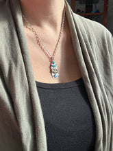 Load image into Gallery viewer, Bronze Hippocampus with turquoise
