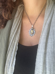 Rutilated Quartz Owl