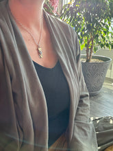 Load image into Gallery viewer, Bronze Kitty pet with Opal
