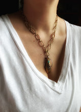 Load image into Gallery viewer, Large Oval link Brass chain
