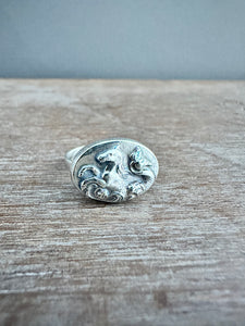 Hippocampus ring - size 7.25