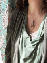 Load image into Gallery viewer, Vessel with Dragon and Amazonite
