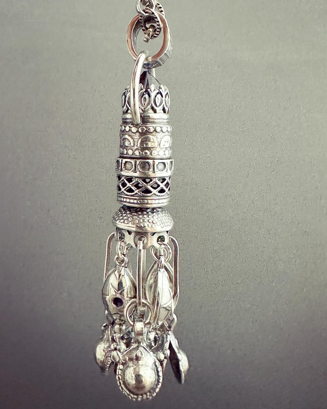 Handmade Bell Tassel with Vintage Swarovski Crystal