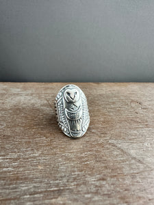 Moon owl ring size 9.5