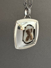 Load image into Gallery viewer, Staurolite, or (Fairy Cross) encased in silver
