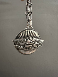 God Bless my Country medallion