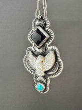 Load image into Gallery viewer, Mother of Pearl Bird Medallion
