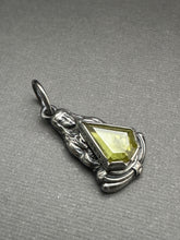 Load image into Gallery viewer, Solid Silver Mysterious Woman Pendant with Sphene
