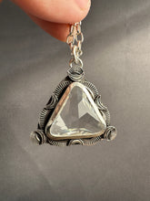 Load image into Gallery viewer, Vintage Swarovski moon prism medallion #1
