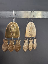 Load image into Gallery viewer, Brass Fish Earrings
