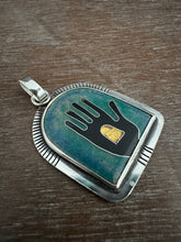 Load image into Gallery viewer, The Hand of the Maker 4, Coisonne Enamel Medallion
