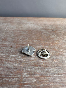 Silver lioness  pin, lapel pin, scatter pin