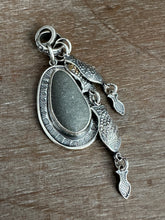 Load image into Gallery viewer, Lake Erie Beach Stone Fish Parable Pendant 3.
