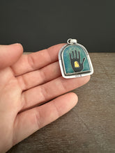Load image into Gallery viewer, The Hand of the Maker 4, Coisonne Enamel Medallion
