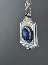 Load image into Gallery viewer, Tanzanite Locket with a Hidden Seahorse

