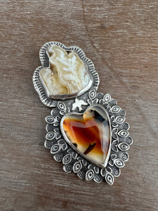 Plume Agate Montana agate Sacred Heart