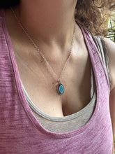 Load image into Gallery viewer, Enameled Oval Pendant
