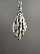 Load image into Gallery viewer, Silver fish parable pendant
