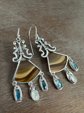 Load image into Gallery viewer, Brazilian Polychrome Jasper Earrings
