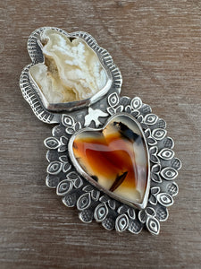 Plume Agate Montana agate Sacred Heart