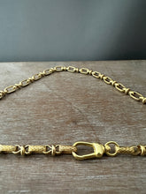 Load image into Gallery viewer, Textured Large link Brass chain
