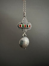 Load image into Gallery viewer, Candy Cane With Handmade Jingle Bell Pendant
